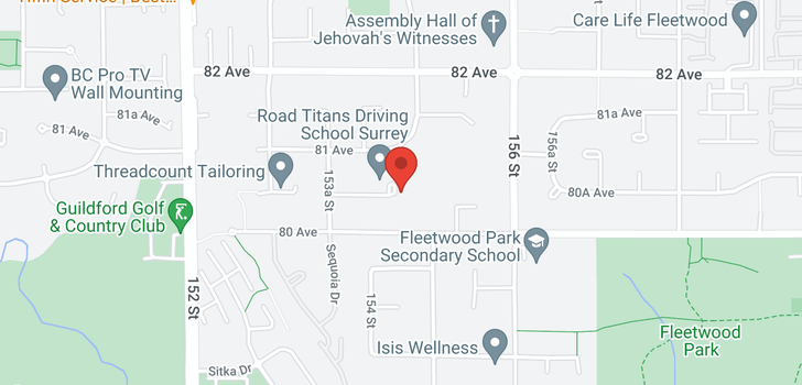 map of 15450 80A AVENUE